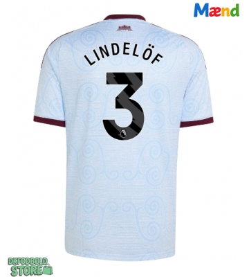 Aston Villa Victor Lindelof #3 Replika Tredjetrøje 2026-27 Kortærmet